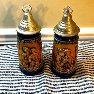 Original Gerzit German Beer Stein Set of 2